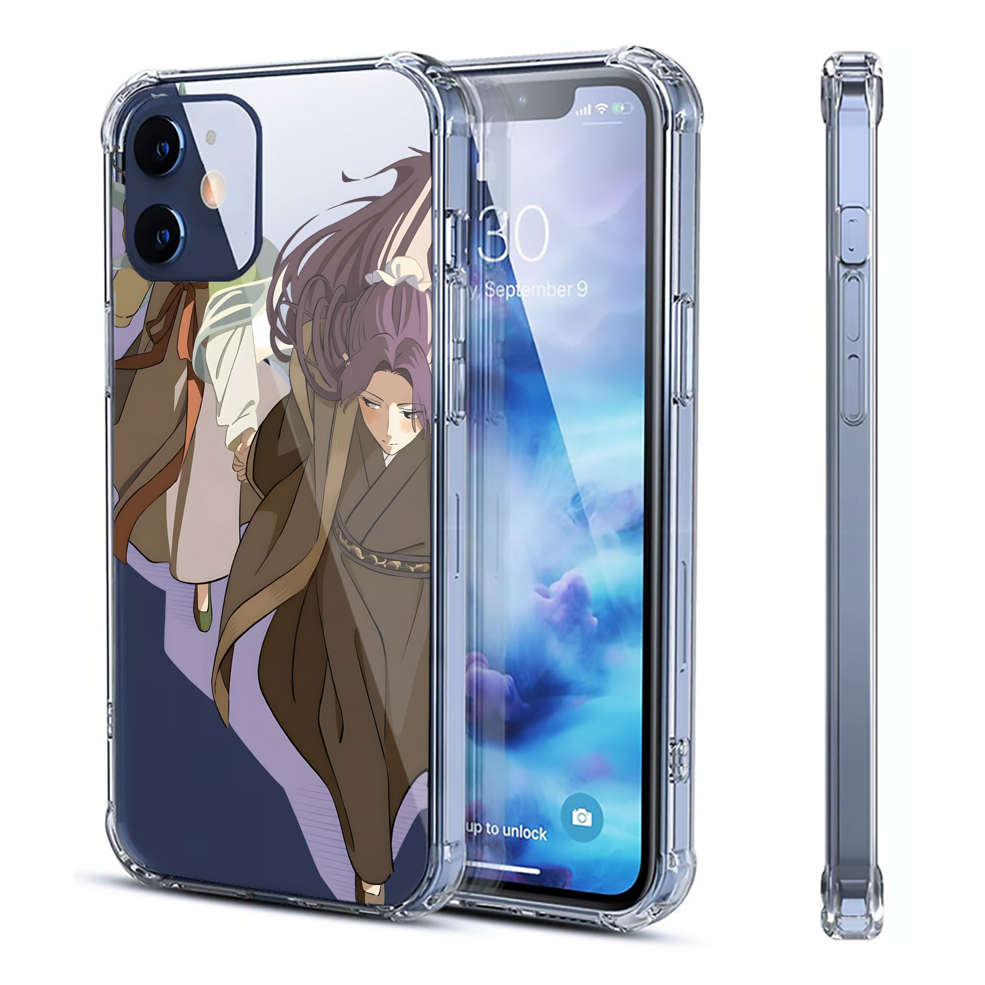（画像用） 薬屋のひとりごと The Apothecary Diaries 【iPhone 12シリーズ対応】透明スマホケース（クリアソフトケース）